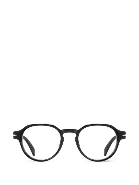 Eyewear By David Beckham Round-frame Glasses - Black 