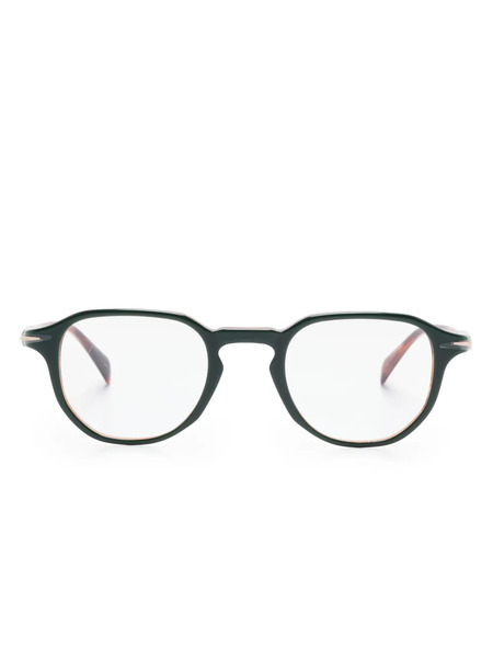  Eyewear By David Beckham Round-frame Glasses - Green 