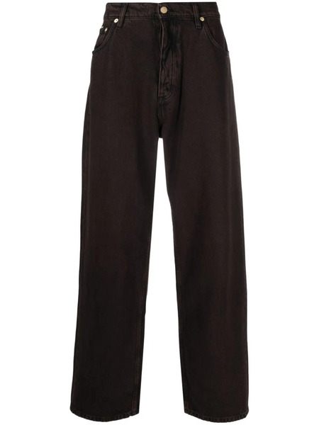  Eytys Benz High-rise Straight-leg Jeans - Brown 