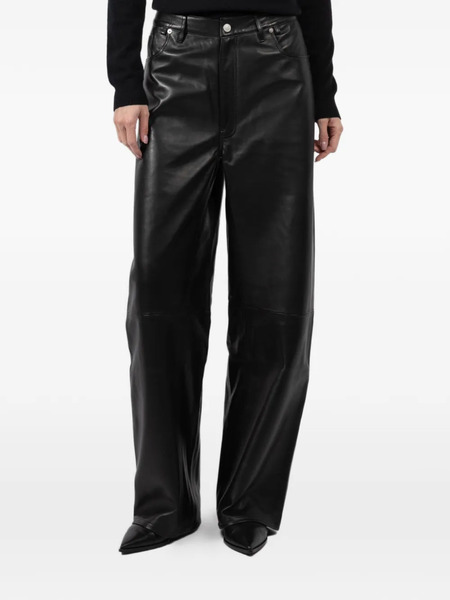  Ezr Button Trousers - Black 