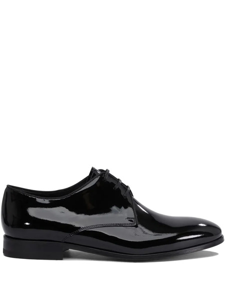  Fabi Leather Derby Shoes - Black 
