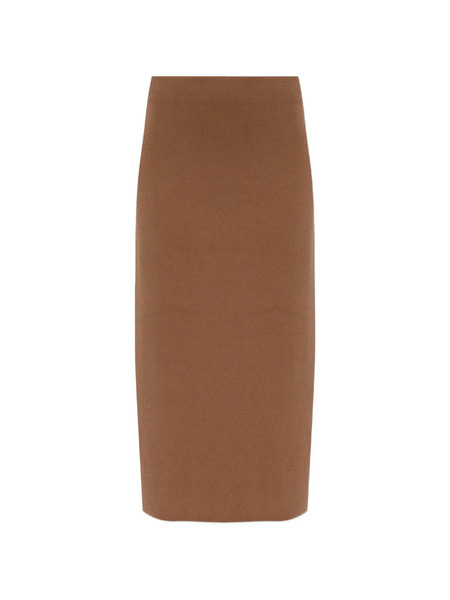  Fabiana Filippi Brown Midi Skirt 
