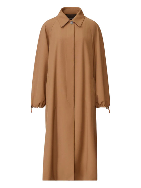  Fabiana Filippi Drawstring Coat - Brown 