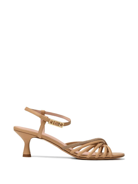  Fabiana Filippi Embellished Strap Pumps - Neutrals 