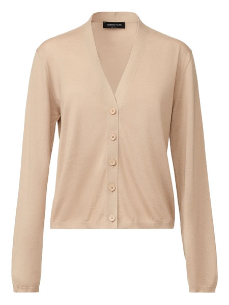  Fabiana Filippi Fine-knit Cardigan - Neutrals 