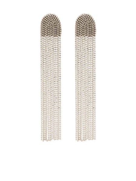  Fabiana Filippi Fringed Shiny Earrings - Neutrals 