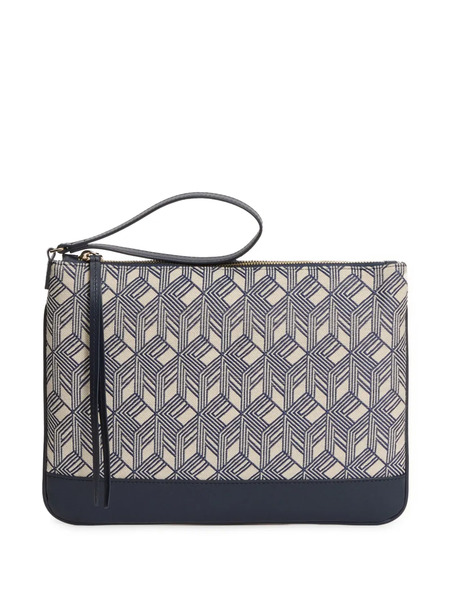  Fabiana Filippi Geometric-pattern Mini Bag - Blue 