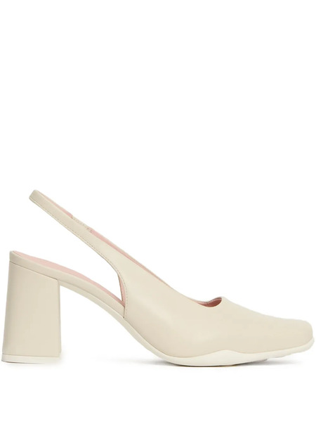  Fabiana Filippi 75mm Slingback Pumps - Neutrals 