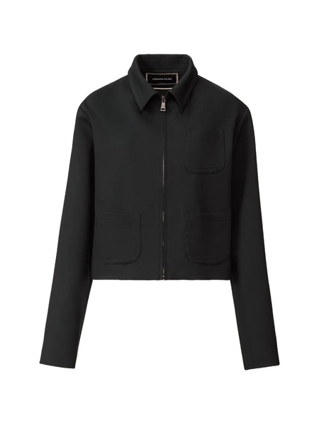  Fabiana Filippi Patch-pocket Zip Jacket - Black 