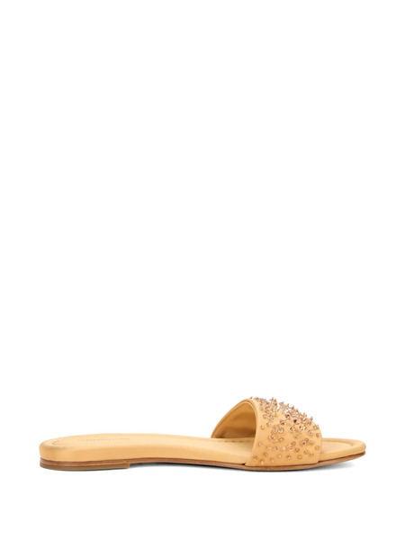  Fabiana Filippi Sequin Beaded Sandals - Neutrals 
