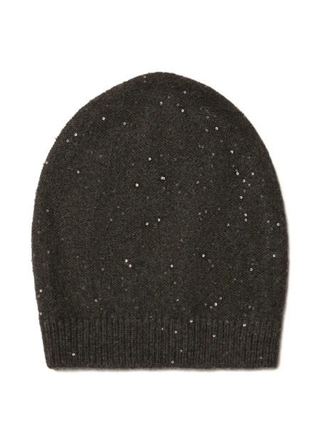  Fabiana Filippi Sequin-embellished Beanie - Grey 