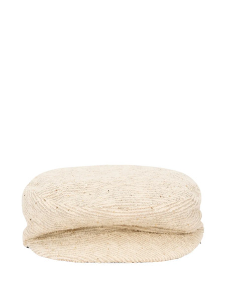  Fabiana Filippi Sequin-embellished Beret - Neutrals 