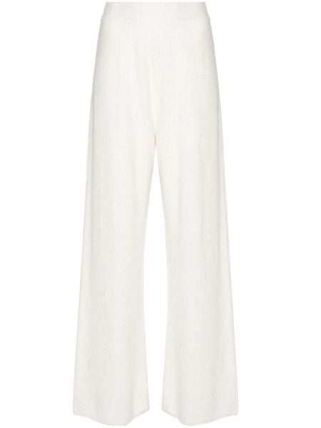  Fabiana Filippi Sequin-embellished Knitted Trousers - Neutrals 