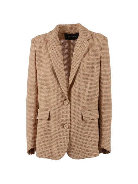  Fabiana Filippi Sequin Rever Jacket - Neutrals 
