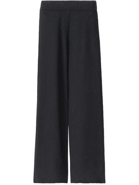  Fabiana Filippi Speckled Trousers - Black 
