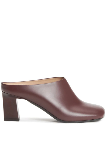  Fabiana Filippi Square-toe Mules - Red 