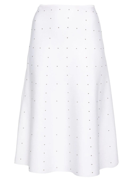  Fabiana Filippi Studded Knitted Midi Skirt - Neutrals 