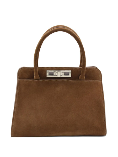 Fabiana Filippi Turn-lock Top-handle Shoulder Bag - Brown 