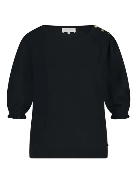  Fabienne Chapot Jersey Top - Black 