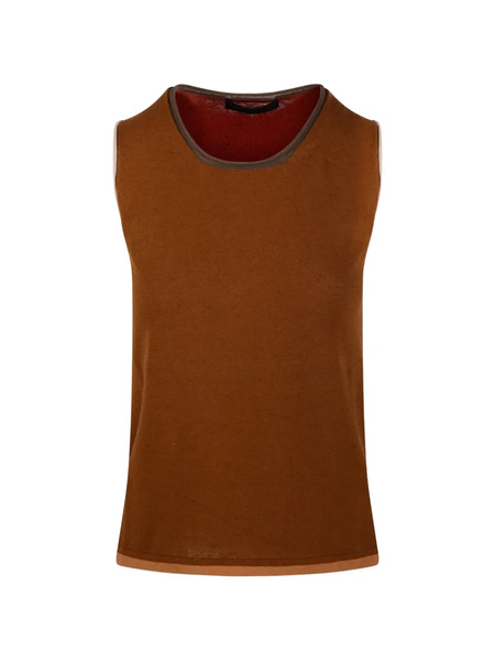  Fabrizio Del Carlo Sleeveless Top - Brown 