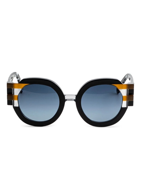  Face à Face Faces2 Round-frame Sunglasses - Black 