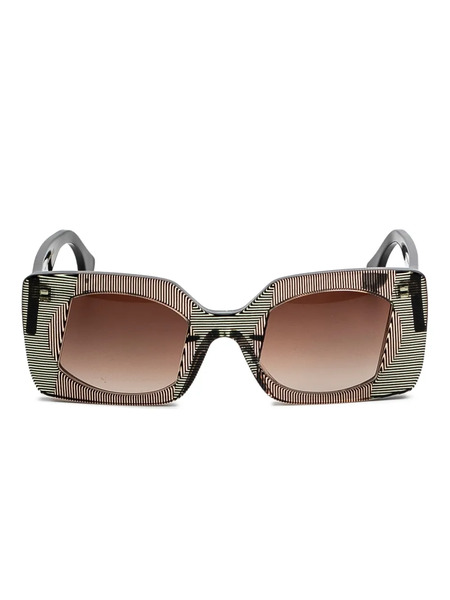  Face à Face Flare1 Rectangle-frame Sunglasses - Neutrals 