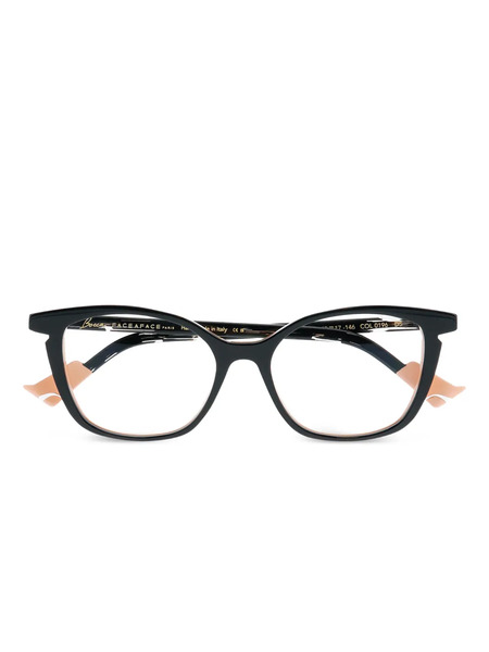  Face à Face Round-frame Glasses - Black 