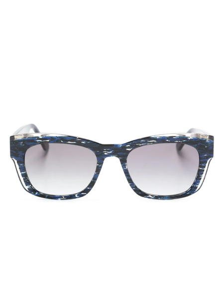  Face à Face Shiro 1 Square-frame Sunglasses - Blue 