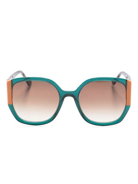  Face à Face Sunset 1 Round-frame Sunglasses - Green 