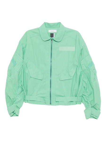  Facetasm Collared Pilot Jacket - Green 