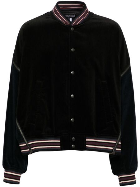  Facetasm Corduroy Zipper Jacket - Blue 