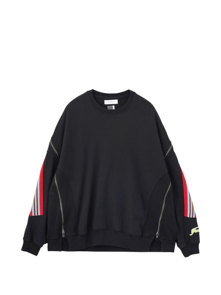  Facetasm Zipped Panelled Sweatshirt - Black 