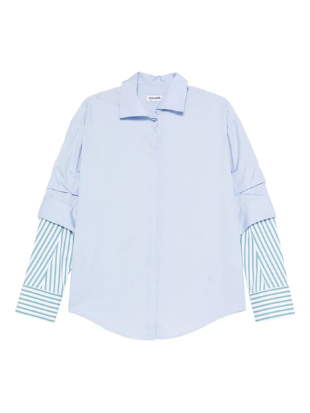  Façon Jacmin Cosmo Trompe L'oeil Shirt - Blue 
