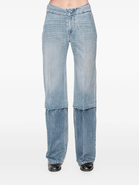  Façon Jacmin Passi Frayed Trousers - Blue 