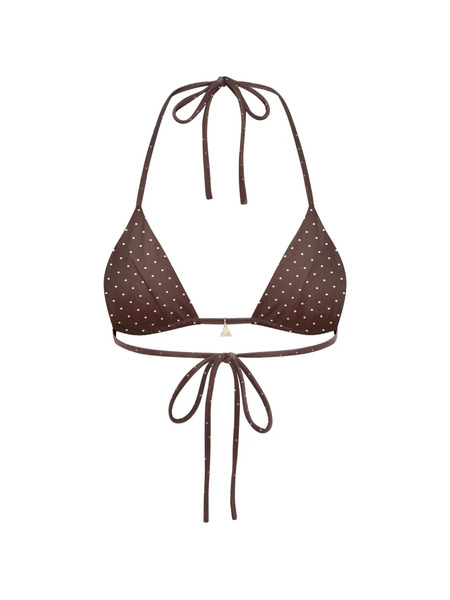  Fae Swim Honey Reversible Floral-print Bikini Top - Pink 