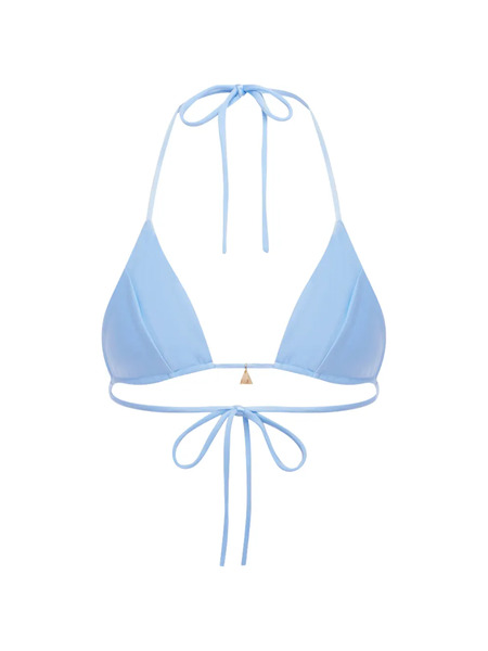  Fae Swim Honey Tie-fastening Bikini Top - Blue 