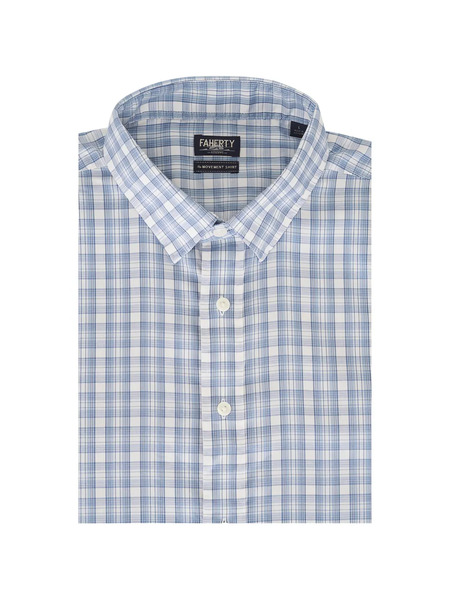  Faherty Checked Shirt - Blue 