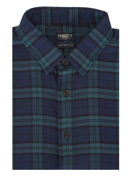  Faherty Movement™ Plaid-check Shirt - Blue 