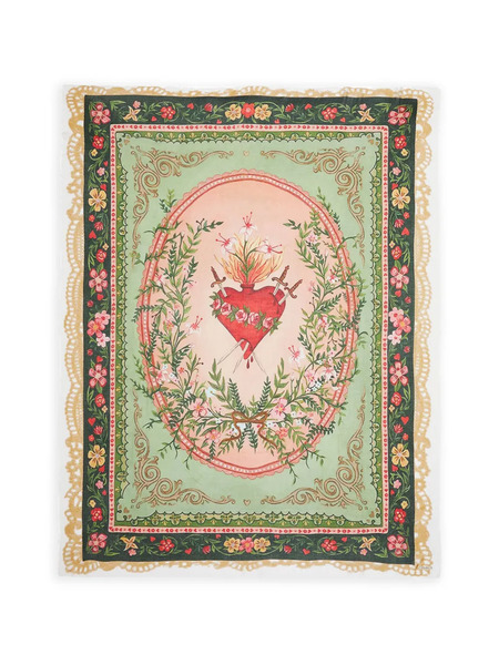  Faliero Sarti Heart Scarf - Green 