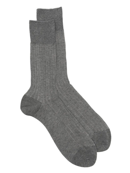  Falke Fine Shadow Striped Socks - Grey 