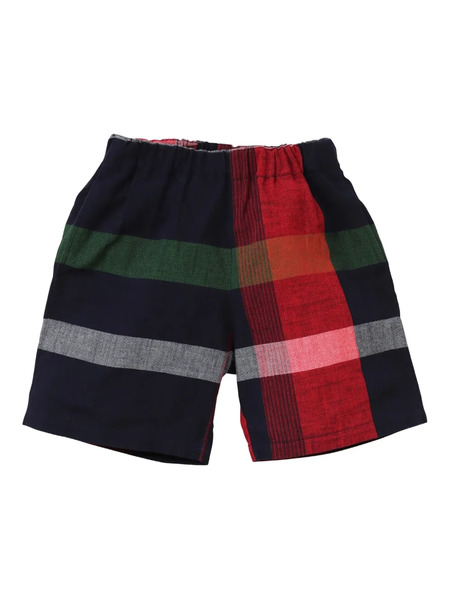  Familiar Checked Shorts - Black 