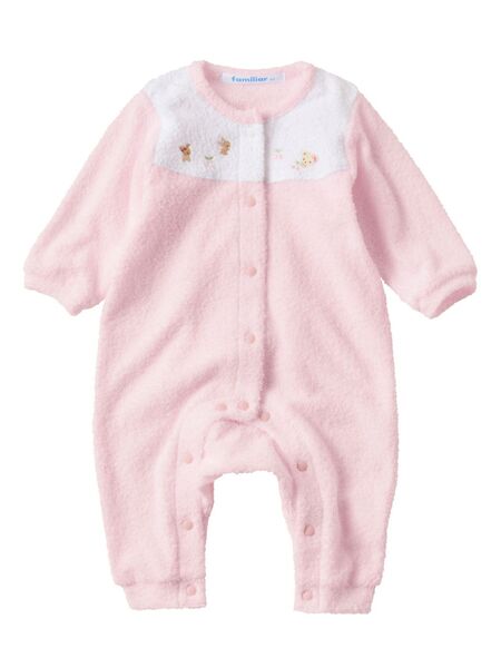  Familiar Embroidered-motif Cotton-blend Body - Pink 