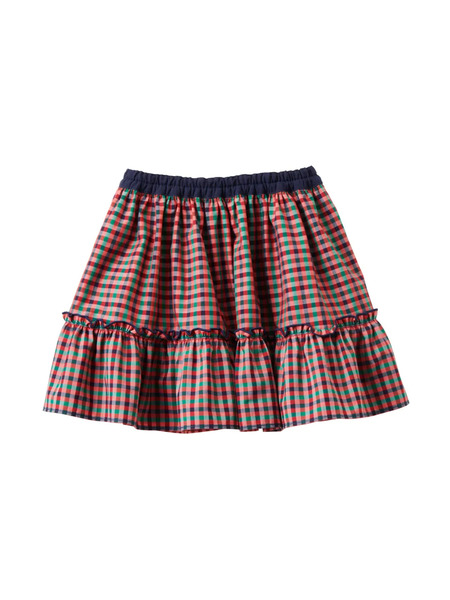  Familiar Reversible Cotton Miniskirt - Red 