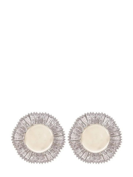  Fantasia By Deserio Button Earrings - Silver 