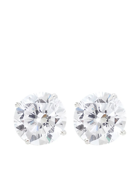  Fantasia By Deserio Round Stud Earrings - Silver 