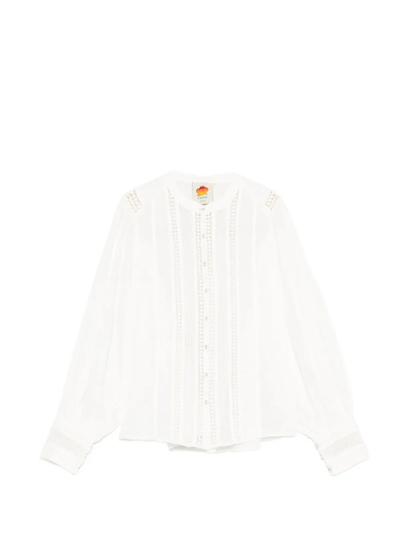  Farm Rio Crochet Blouse - White 