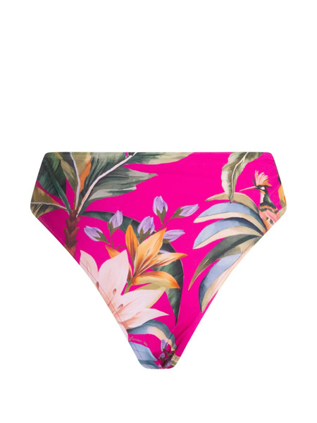  Farm Rio Floral-print Bikini Bottoms - Pink 
