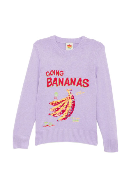  Farm Rio Going Bananas Sweater - Purple 