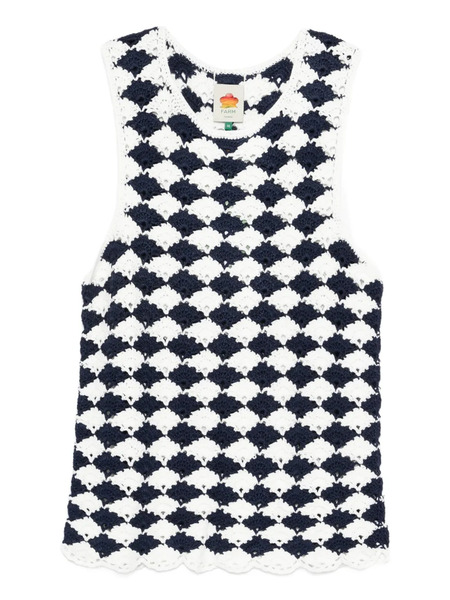  Farm Rio Knitted Dress - Blue 