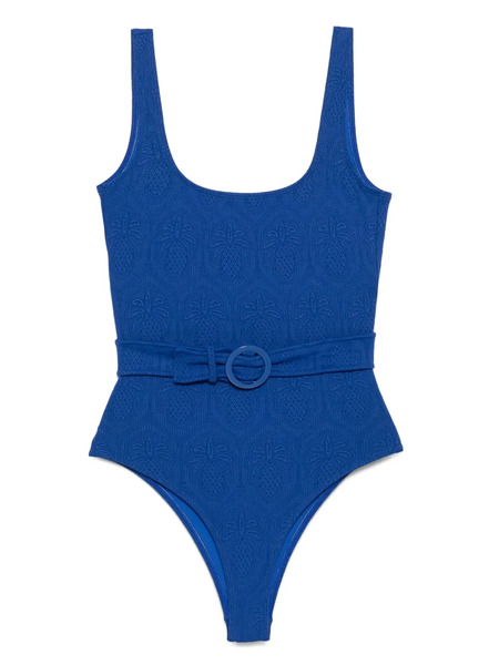  Farm Rio Matelasse One-piece - Blue 